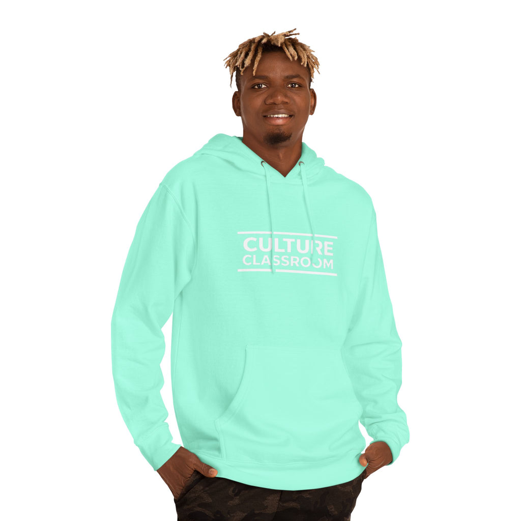 White Classic Hoodie - Comfortable Plain Pullover Sweatshirt
