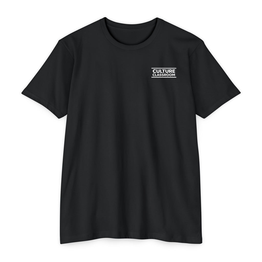 T-Shirt — Minimal 'Culture' Chest Logo Tee (Cream)