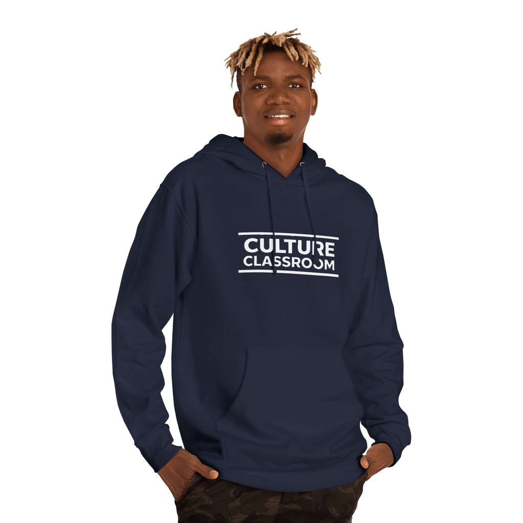 White Classic Hoodie - Comfortable Plain Pullover Sweatshirt