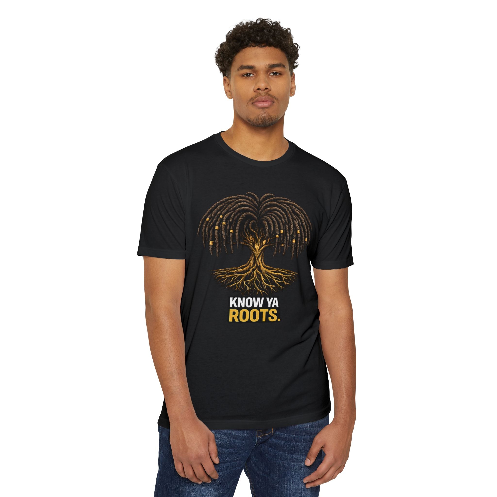 Know Ya Roots tree graphic T-Shirt |