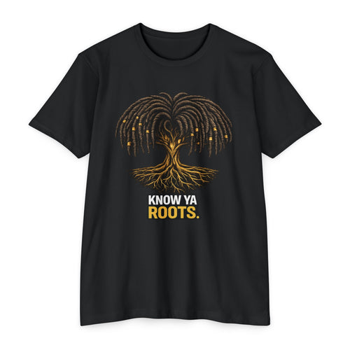 Know Ya Roots tree graphic T-Shirt |