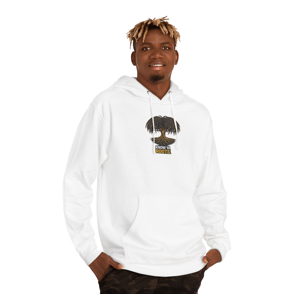 Hoodie — Black Palm Tree Graphic "Good Vibes" Sweatshirt